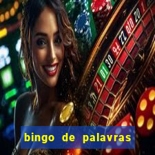 bingo de palavras cha de bebe